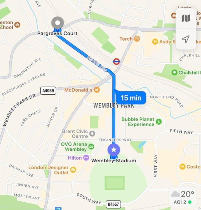 Gorgeous Flat 10 Min Walk To Stadium Free Parking London Eksteriør billede